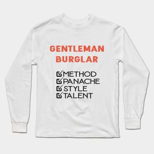 Arsène Lupin Gentleman Burglar Long Sleeve T-Shirt